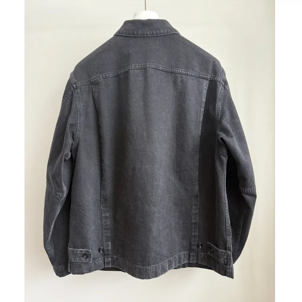 LEMAIRE, Black Boxy Denim Jacket [UNISEX] - Picture 2 of 9